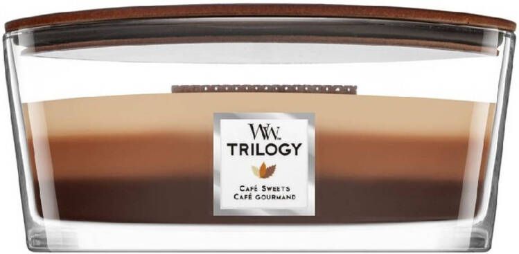 Woodwick Kaars Ellipse Trilogy Café Sweets 9 cm 19 cm