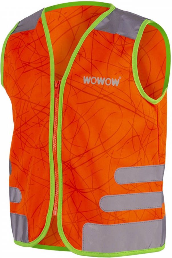 Wowow veiligheidshesje Nutty junior polyester oranje maat XS