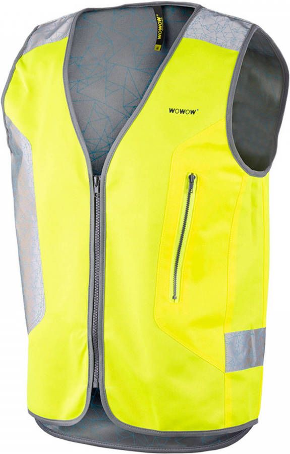 Wowow veiligheidsvest Tegra katoen PU geel maat 3XL