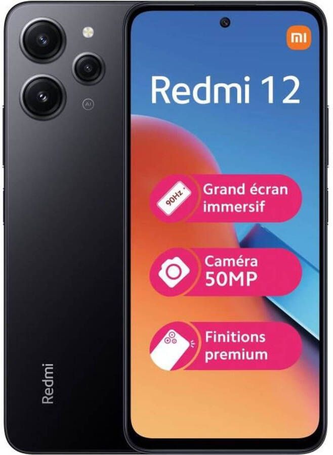 Xiaomi Redmi 12 128GB Midnight Black | Android smartphones | Telefonie&Tablet Smartphones | 6941812731208