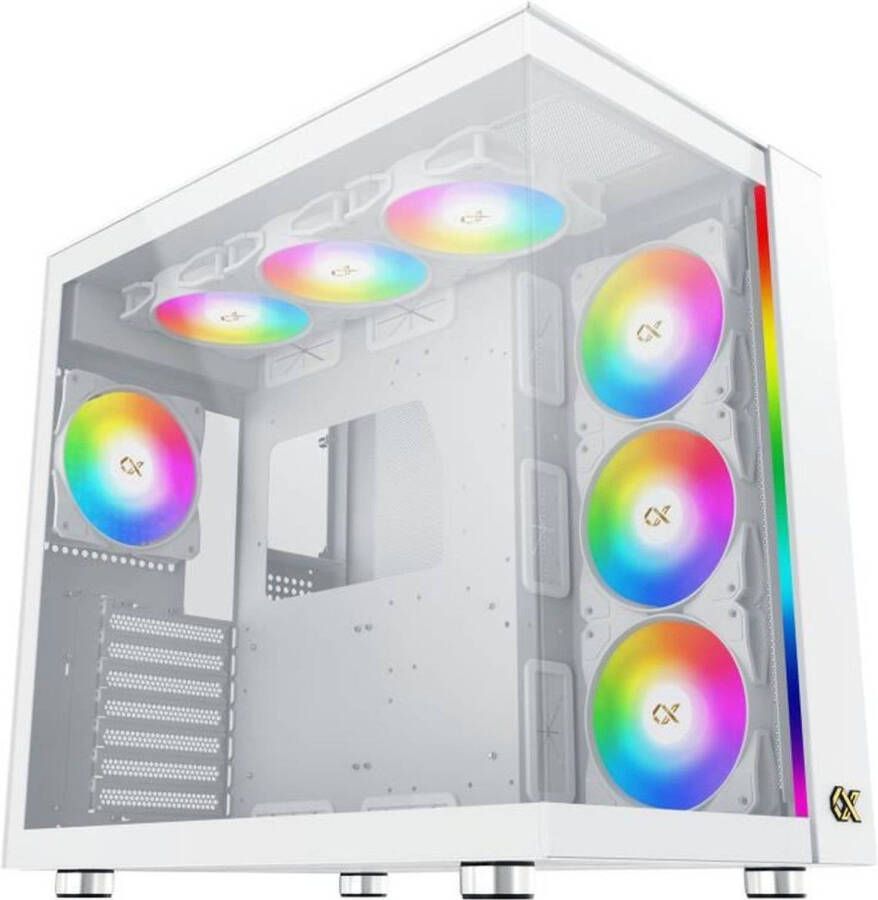 XIGMATEK Aqua Ultra AIR Arctic Mid Tower PC-behuizing Kubus E-ATX-formaat Wit