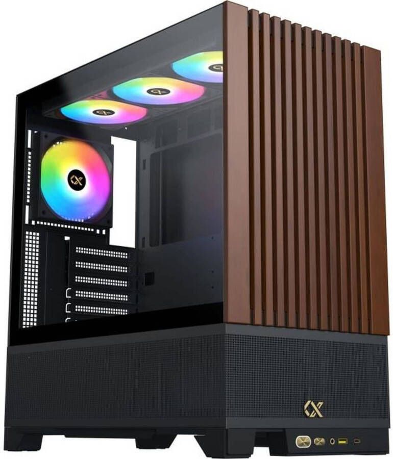 XIGMATEK PC-behuizing Endorphin WD (zwart) Medium tower E-ATX-formaat Zonder voeding