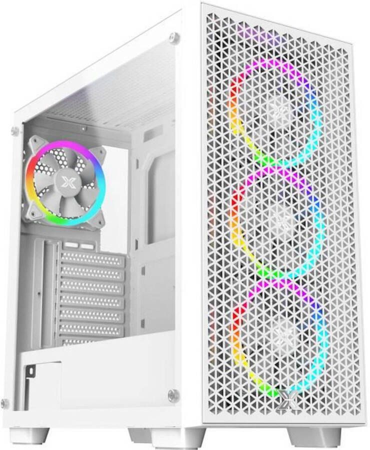 XIGMATEK PC-behuizing Gaming G Pro Arctic (wit) Middelgrote toren E-ATX-formaat 4x120 mm LED A-RGB