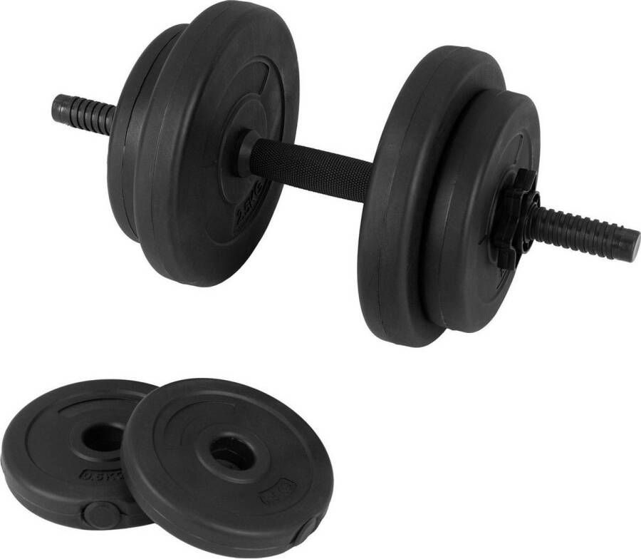 XQ Max x Verstelbare Dumbell Gewicht tot maximaal 10 kg Zwart