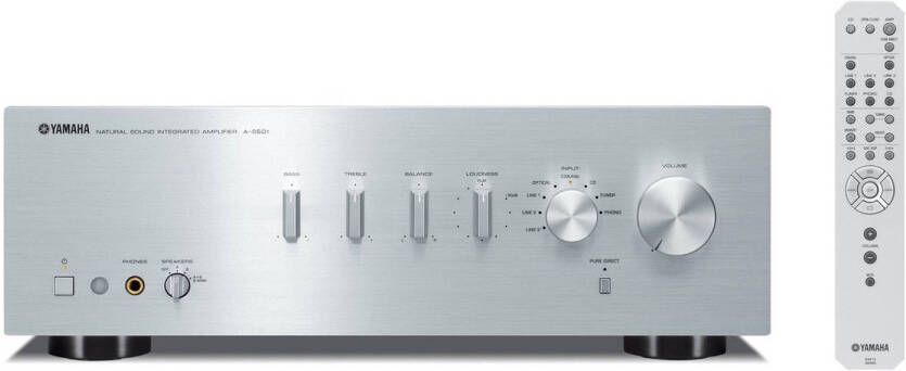 Yamaha A-S501 versterker zilver afstandsbediening