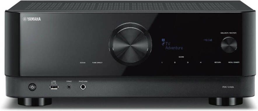 Yamaha RX-V4A AV-receiver zwart 5 kanalen