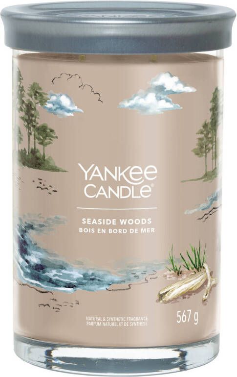 Yankee Candle Geurkaars Large Tumbler met 2 lonten Seaside Woods 15 cm ø 10 cm