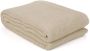 Yellow Tutta-Natura Plaid Ica 140x200 cm gemaakt van 75% Katoen 25% Linen - Thumbnail 3