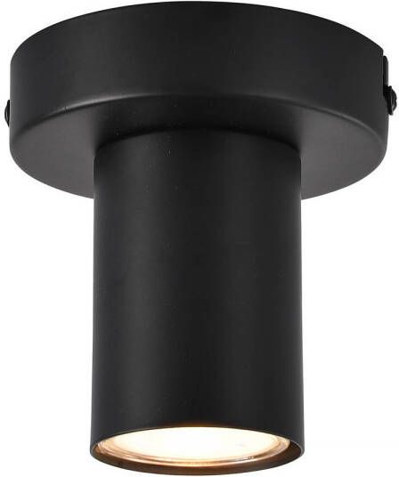 Ylumen Plafondlamp Tag 1 lichts Ø 10 cm zwart