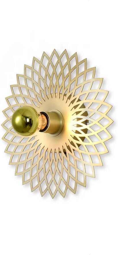 Ylumen Wandlamp Ombra Ø 30 cm mat goud