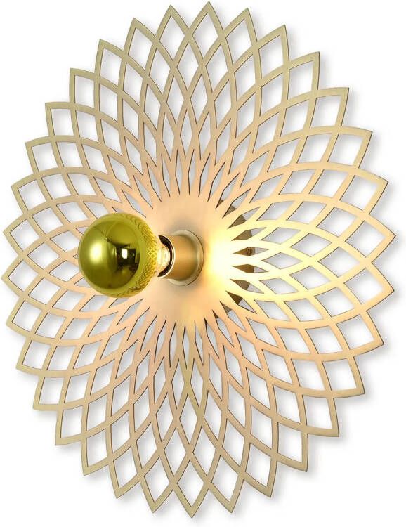 Ylumen Wandlamp Ombra Ø 50 cm mat goud