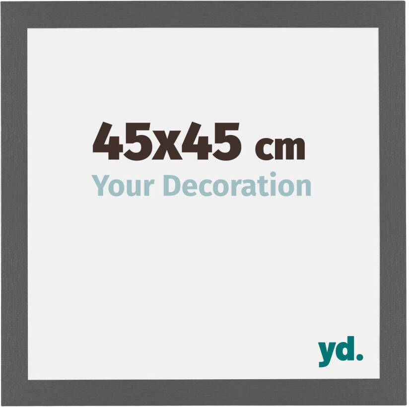 Your Decoration Fotolijst 45x45cm Antraciet MDF Mura