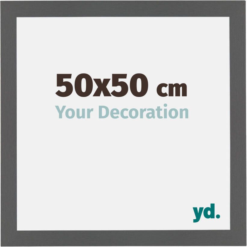 Your Decoration Fotolijst 50x50cm Antraciet MDF Mura