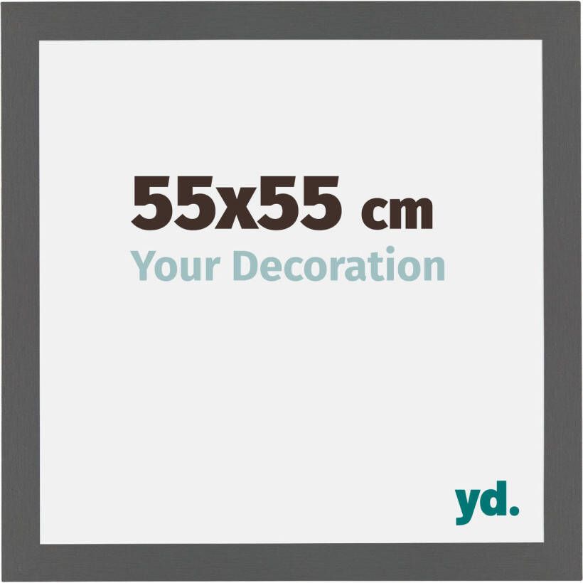 Your Decoration Fotolijst 55x55cm Antraciet MDF Mura