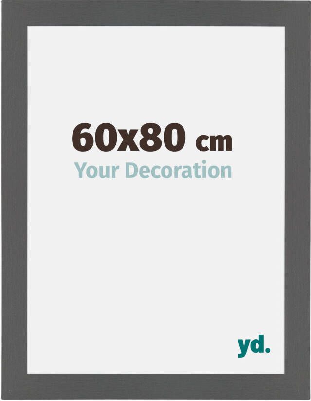 Your Decoration Fotolijst 60x80cm Antraciet MDF Mura