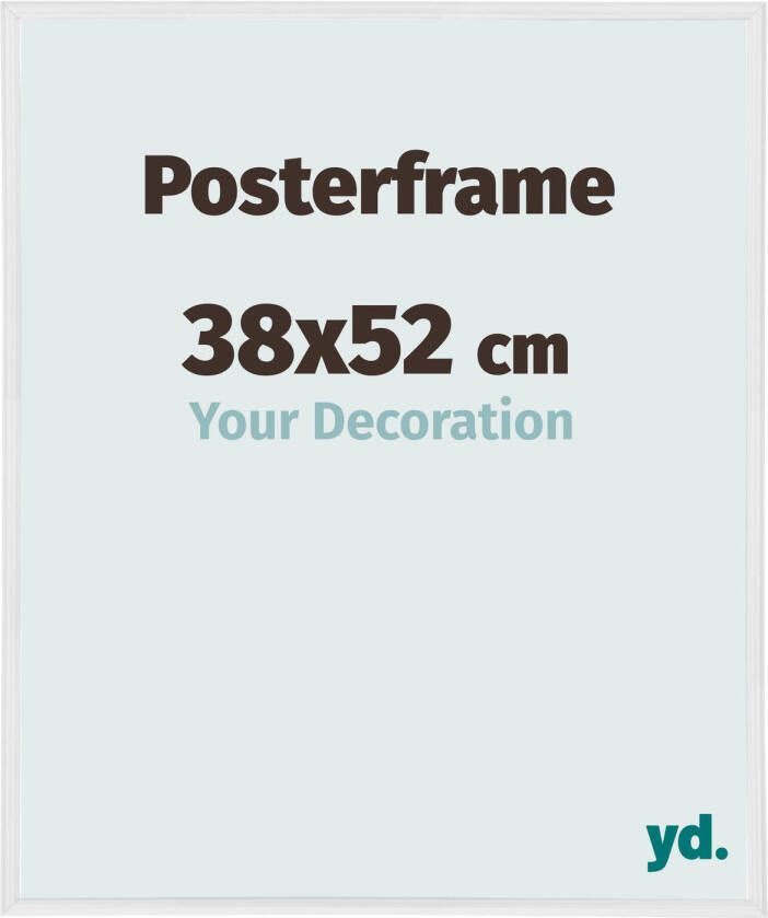Your Decoration Posterlijst 38x52cm Wit Hoogglans Kunststof Paris