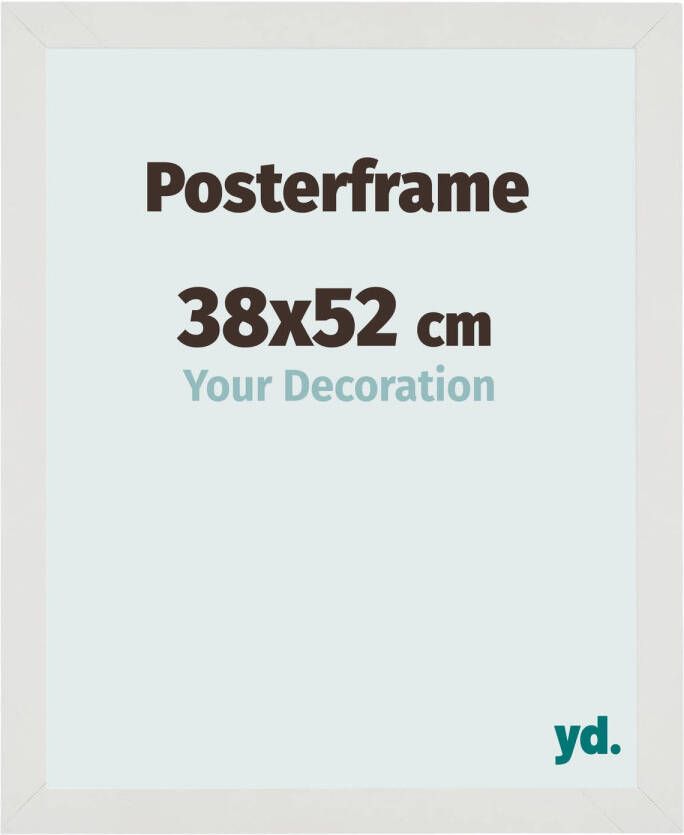 Your Decoration Posterlijst 38x52cm Wit Mat MDF Parma