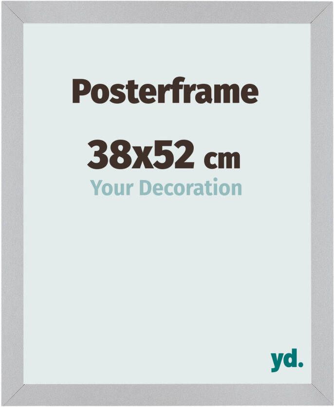 Your Decoration Posterlijst 38x52cm Zilver Mat MDF Parma