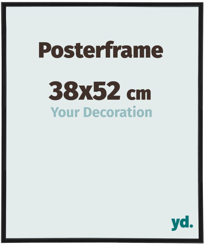 Your Decoration Posterlijst 38x52cm Zwart Mat Kunststof Paris