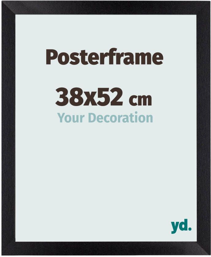 Your Decoration Posterlijst 38x52cm Zwart Mat MDF Parma