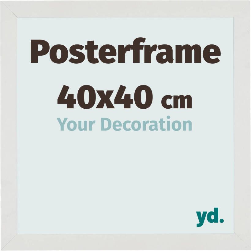 Your Decoration Posterlijst 40x40cm Wit Mat MDF Parma