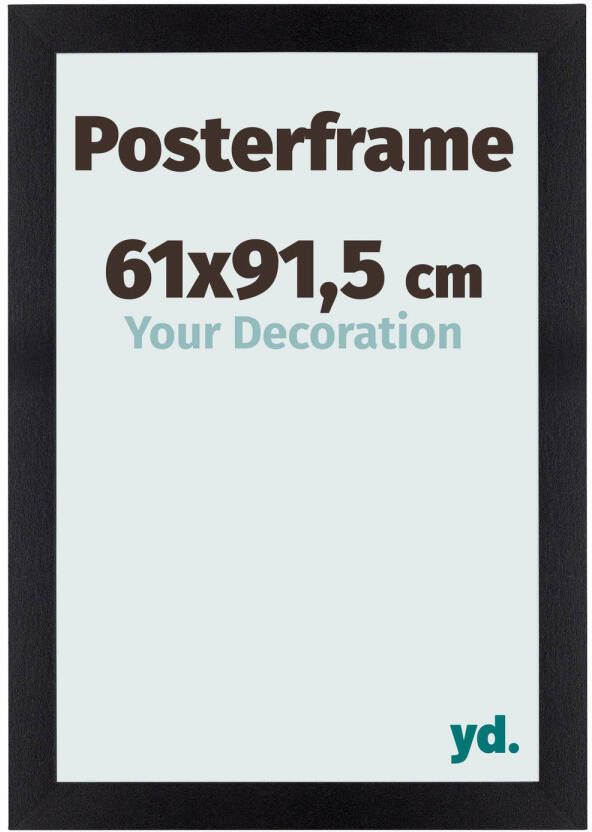 Your Decoration Posterlijst 61x91 5cm Zwart Mat MDF Parma