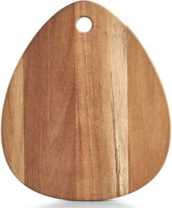 Zeller 1x Druppel Vormige Houten Snijplanken 30 Cm Snijplanken