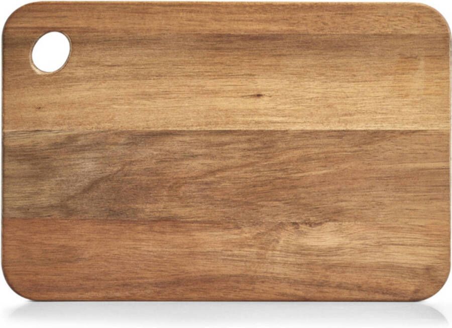 Zeller keuken snijplank acacia hout 25 x 37 cm Serveerplank Snijplanken