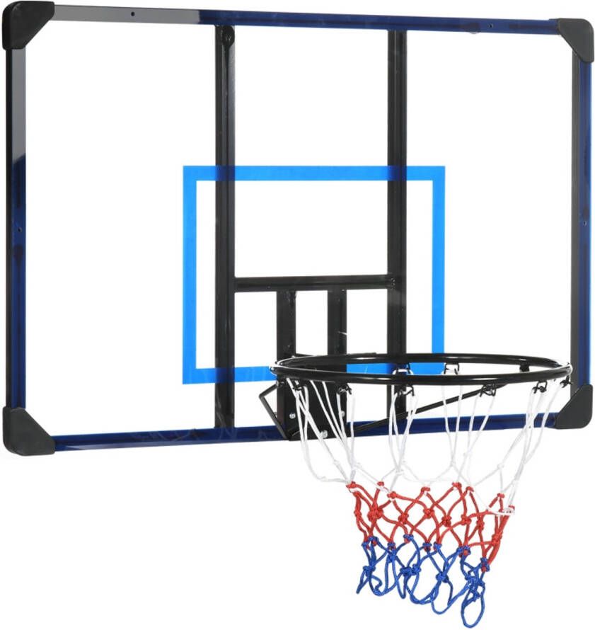 Zenzee Basketbalring met universele muurbeugel Basketbal Speelgoed Buitenspeelgoed 113 x 61 x 73 cm