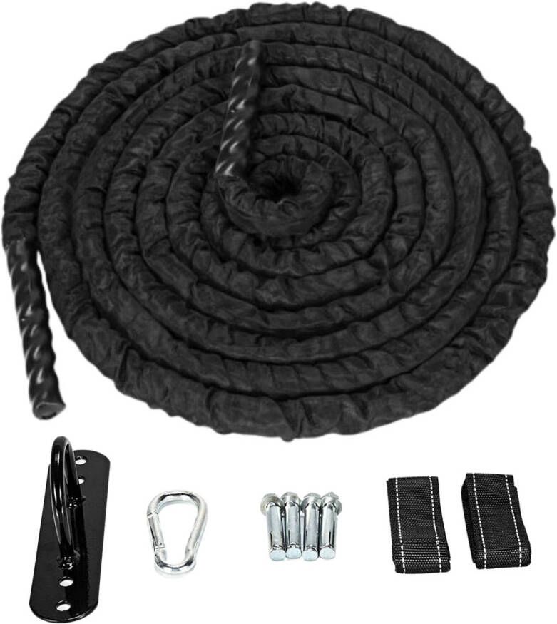 Zenzee Battle Rope Workout Rope Fitness Rope Fitness Touw 9m 12 kg Muuranker