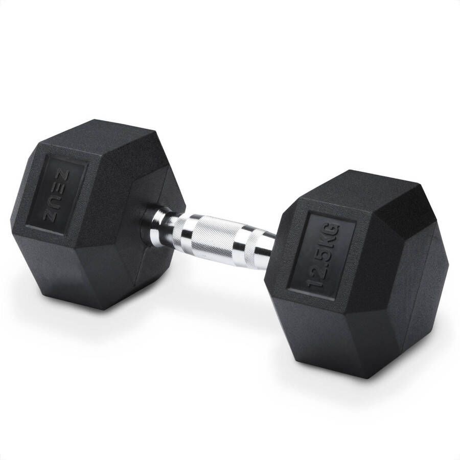 ZEUZ Hexa Dumbbell 1 Stuk 12 5 KG Hexagon Gewichten Crossfit Fitness & Krachttraining