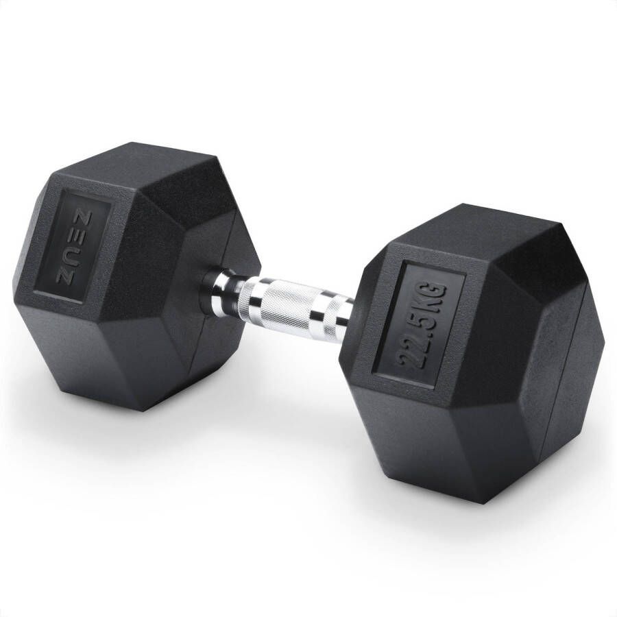 ZEUZ Hexa Dumbbell 1 Stuk 22 5 KG Hexagon Gewichten Crossfit Fitness & Krachttraining