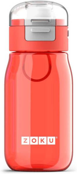 Zoku Kids Flip met Rietje 415ml drinkbeker (Kleur: roze blauw)