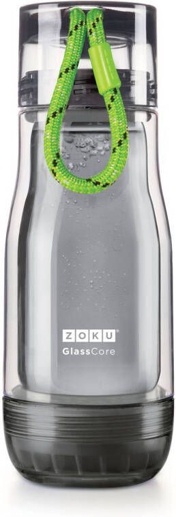 Zoku Hydration Active 325ml drinkbeker (Kleur: groen grijs)