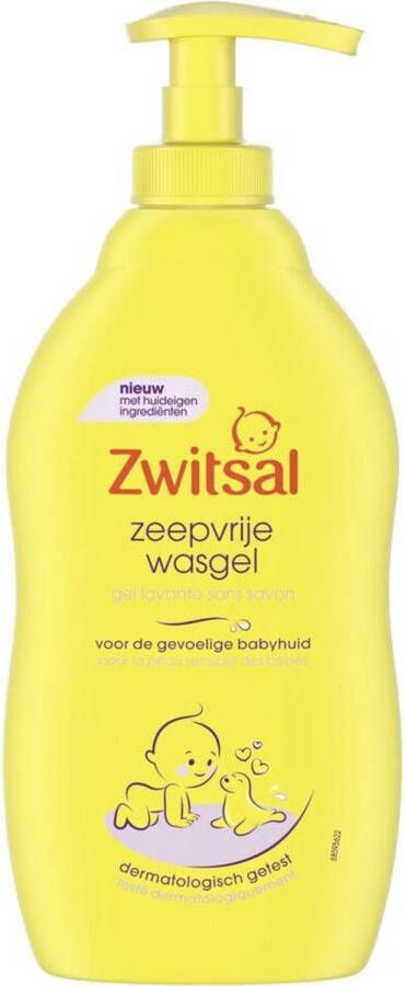 Zwitsal Baby Zeepvrije Wasgel Extra mild & zacht Met Pompje 400ml Copy
