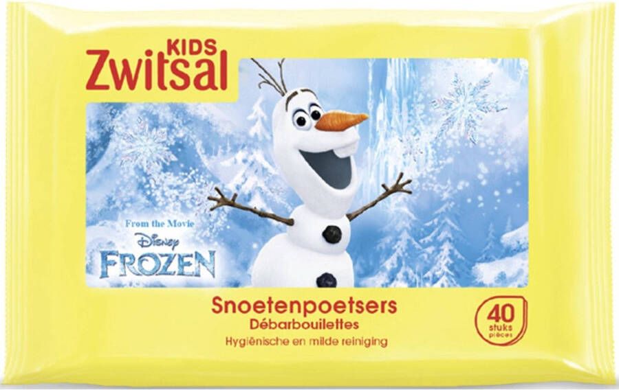 Zwitsal Kids Frozen Snoetenpoetsers 4 x 40 monddoekjes