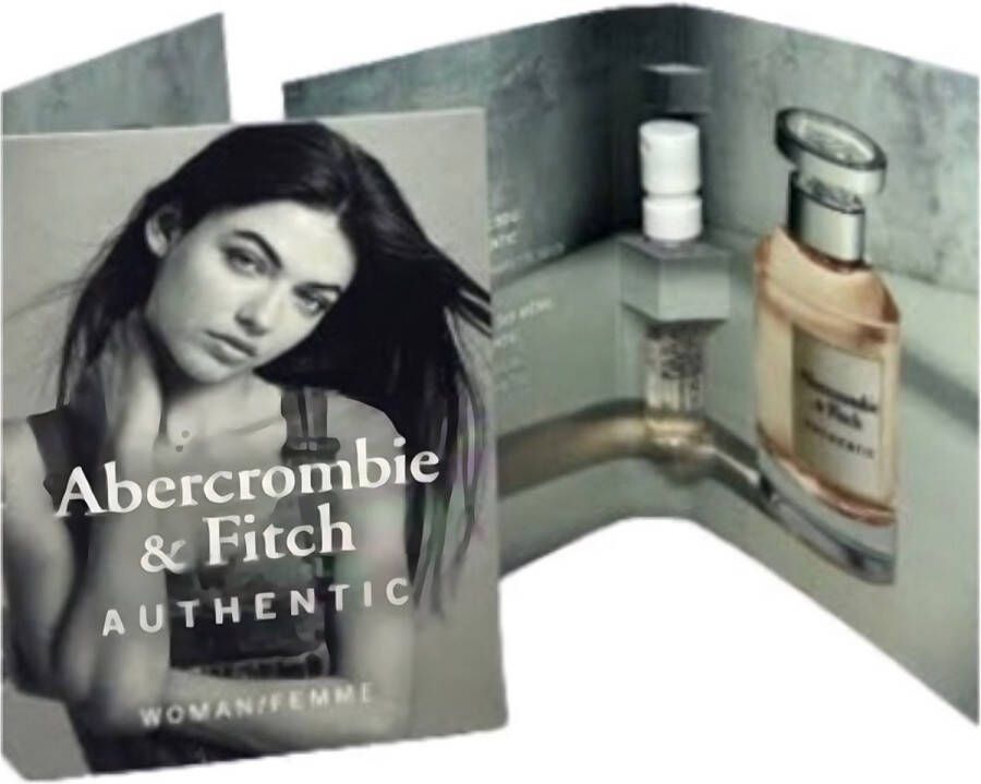 12 Damesparfum Authentic Abercrombie & Fitch Eau de parfum 2ml Reisverpakking