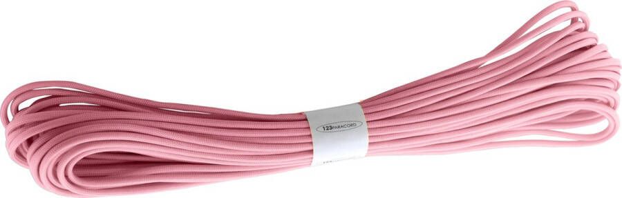 123paracord Paracord 425 type II Pastel Roze 15 Meter