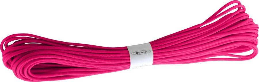 123paracord Paracord 425 type II Rubine Rood 15 Meter