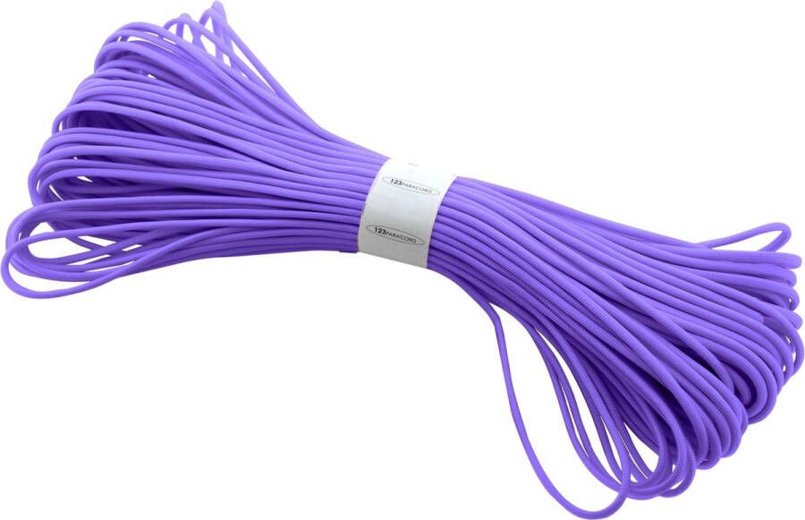 123paracord Paracord 550 type III Amethyst Lila 30 Meter