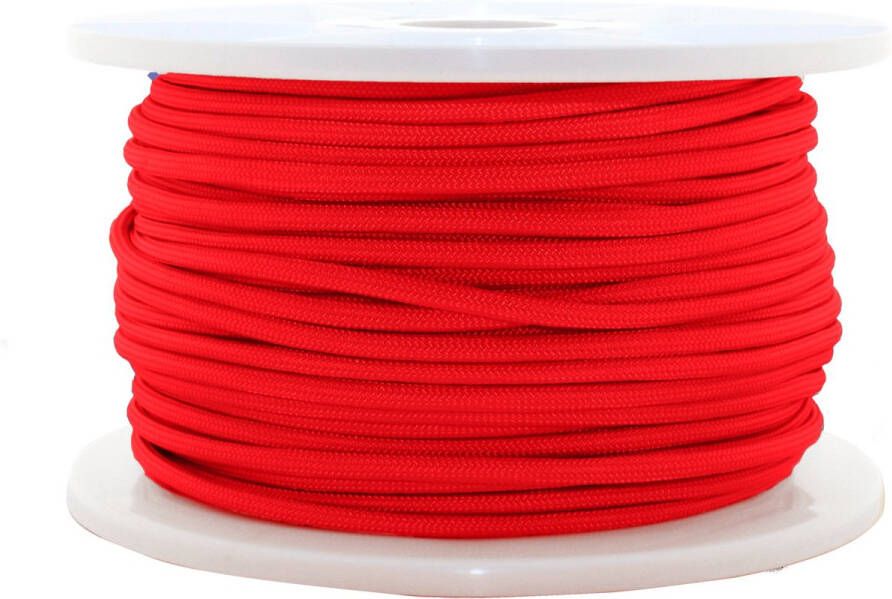 123paracord Paracord 550 type III Bright Red 50 Meter