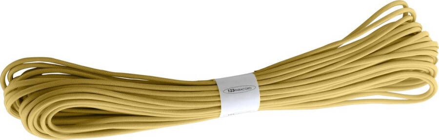123paracord Paracord 550 type III Champagne Goud 15 Meter