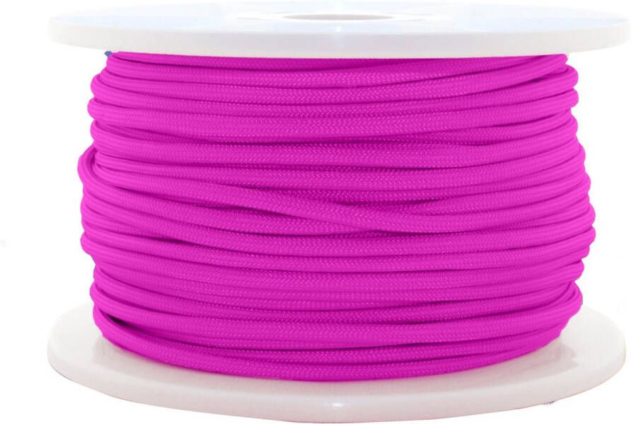 123paracord Paracord 550 type III Passion Roze 50 Meter