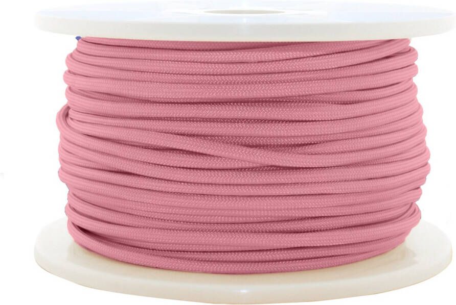 123paracord Paracord 550 type III Pastel Roze 50 Meter