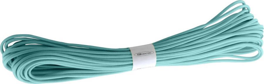 123paracord Paracord 550 type III Spruce Blauw 15 Meter