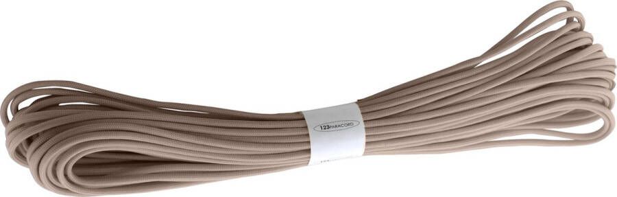 123paracord Paracord 550 type III Taupe 15 Meter