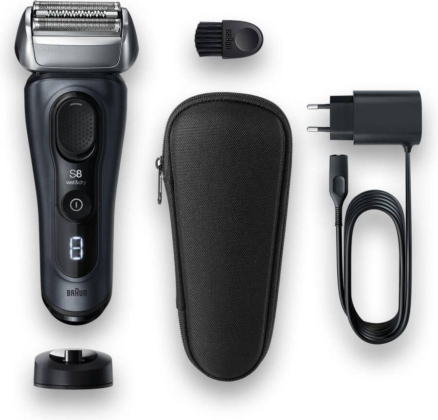 Braun Series 8 8413s Wet&Dry Scheerapparaat met scheerblad Trimmer