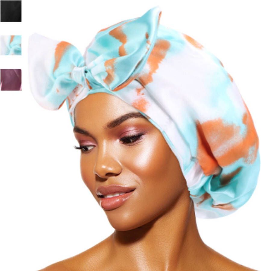 1FORME | Douchemuts | Douchemuts Dames | Douchekap | Shower Cap | Douchekapje | Douchecap | Satijn PE Multicolor | Zero Waste