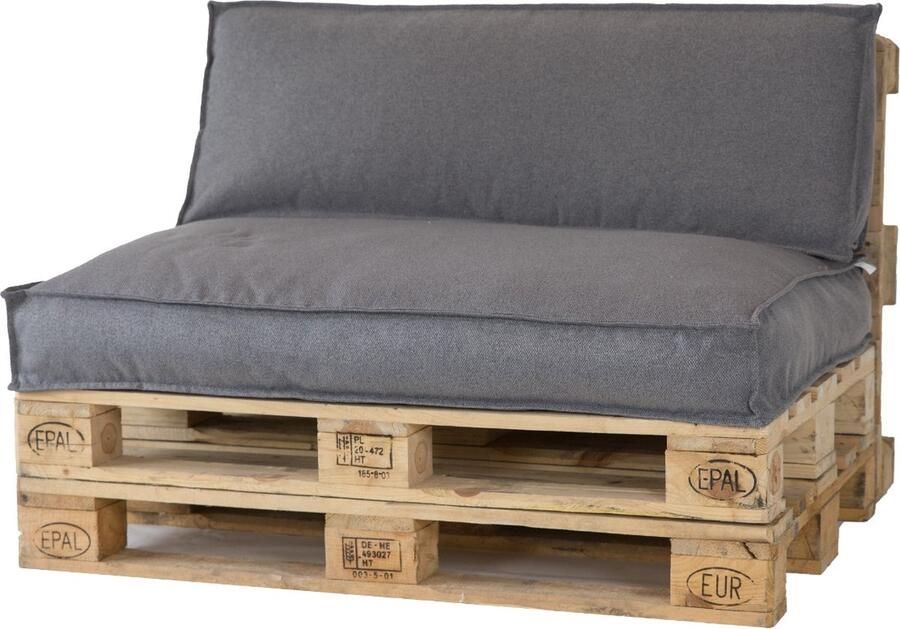 2-L Home & Garden 2L Home & Garden Palletkussen Metro Lounge Grijs 120 x 80cm