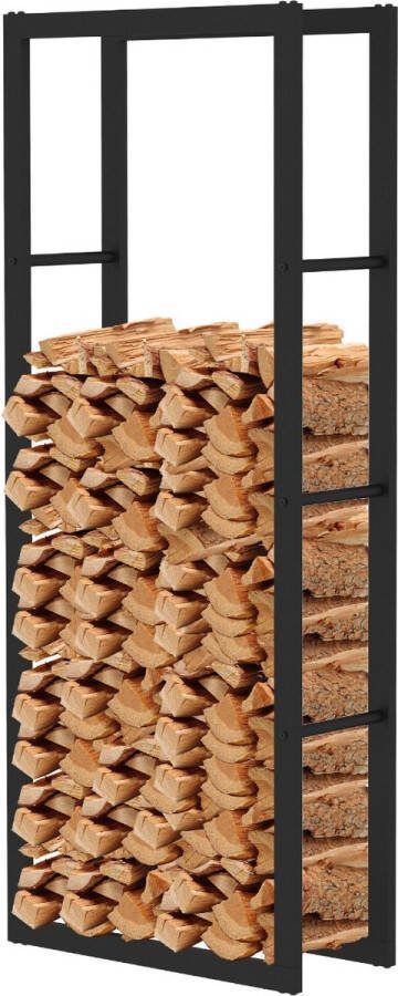 2-L Home & Garden 2L Home&Garden Haardhoutopslag Design Houtrek 100x40x25 cm
